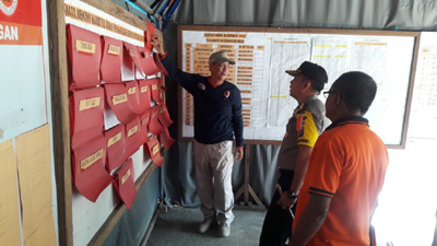 Kapolres Kunjungi Posko Siaga Karlahut BPBD Inhil